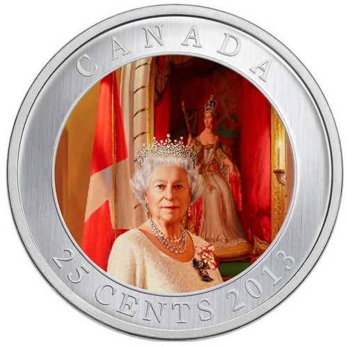 2013 25c her majesty queen - 2013,