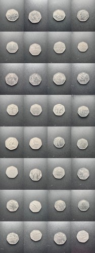 Commemorative 50p coins - coins,