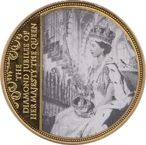 2012 proof gold plated coin - proof,